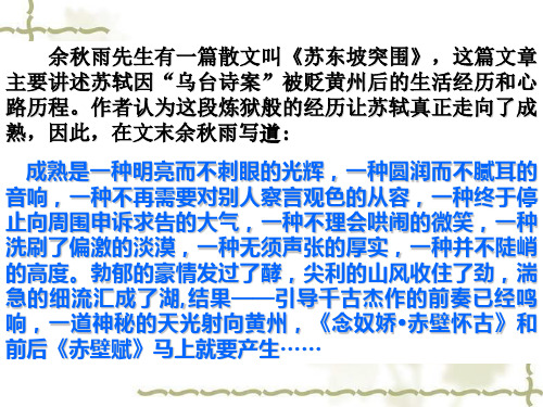《赤壁赋》导学案课件
