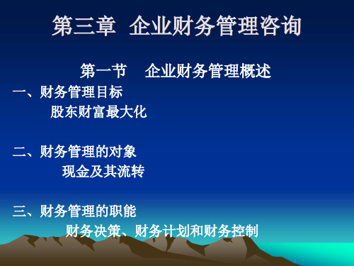 企业财务管理咨询。PPT.pptx