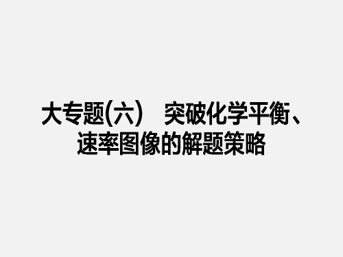 高考化学 一轮复习 大专题(六)突破化学平衡、速率图像的解题策略 新人教版