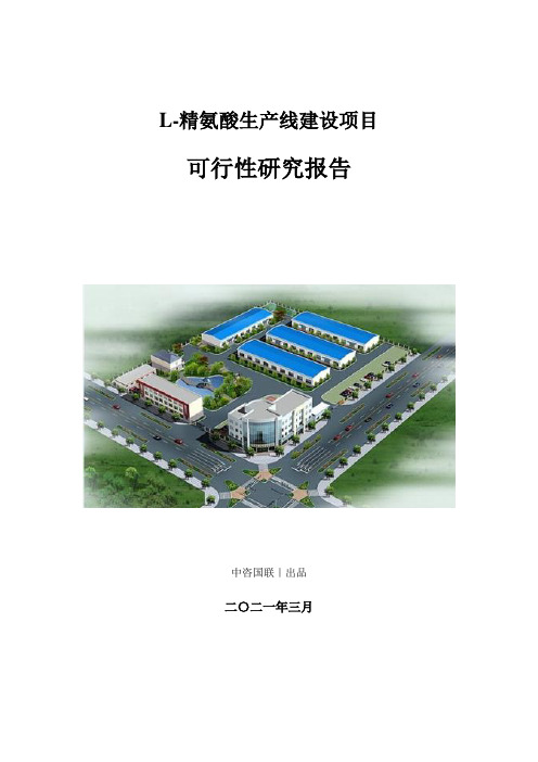 L-精氨酸生产建设项目可行性研究报告