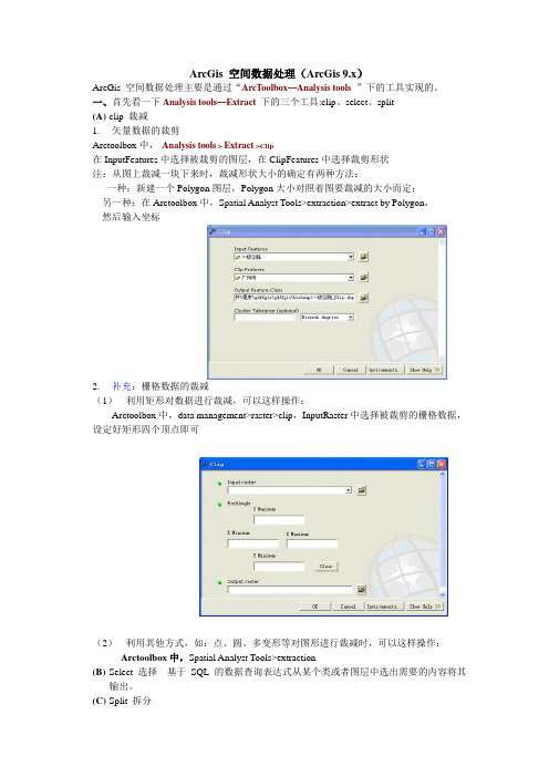 ArcGis空间数据处理与空间校正