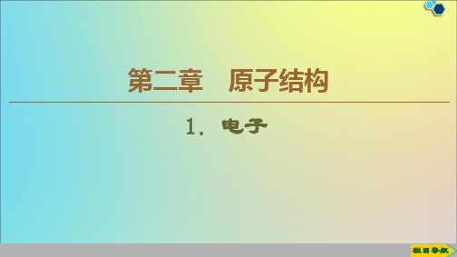 2019_2020学年高中物理第2章1电子课件教科版选修3_5