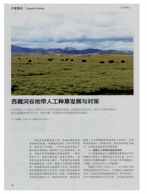 西藏河谷地带人工种草发展与对策