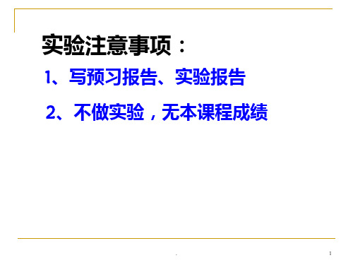 信号与系统实验(一二三四)PPT课件