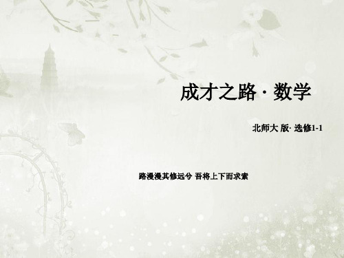 高中数学选修1-1北师大版 函数的极值 课件(42张)
