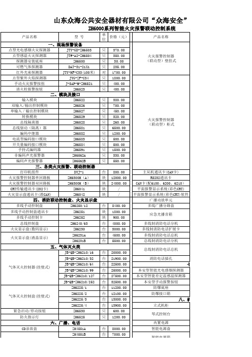 火灾报警设备-03、众海