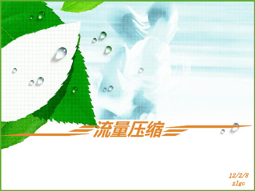 流量压缩ppt