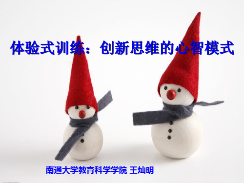 体验式训练创新思维的心智模式PPT课件