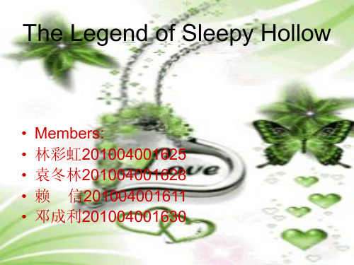 The Legend of Sleepy Hollow.