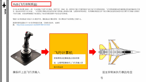F-16CM VIPER毒蛇 中文指南 15.1FLCS (飞行控制系统)