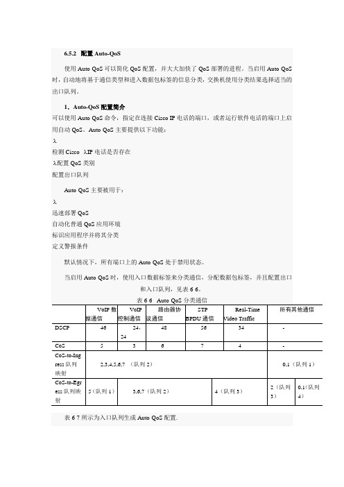 6.5.2 配置Auto-QoS