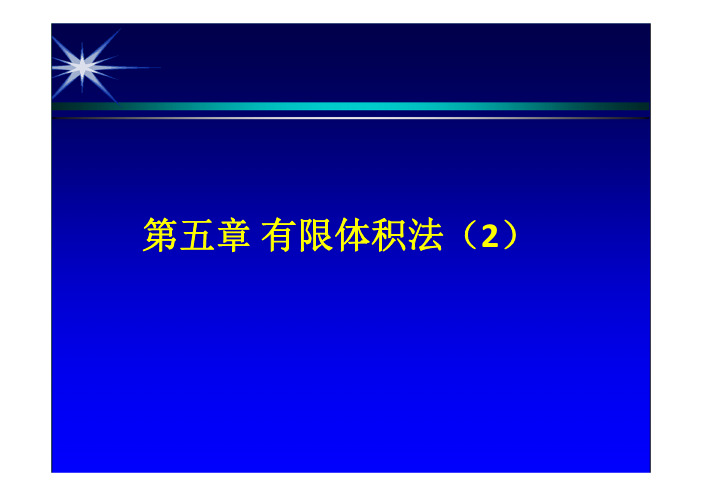 5-2. 有限体积法