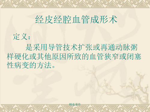 《血管管腔成型术》