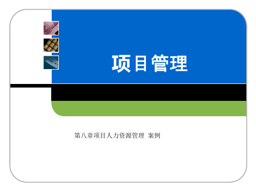 项目管理 第八章案例