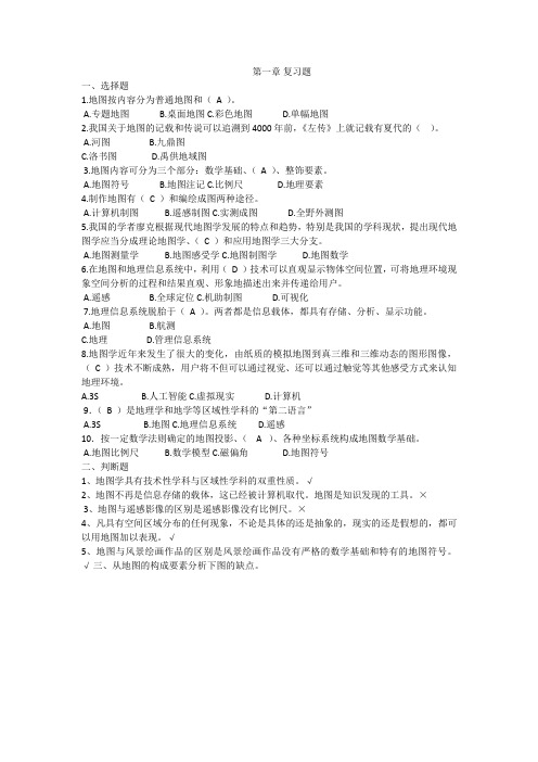 地图学资料