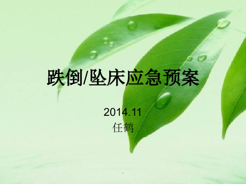 跌倒或坠床应急预案最新版本