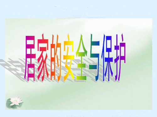 小学生居家的安全ppt课件