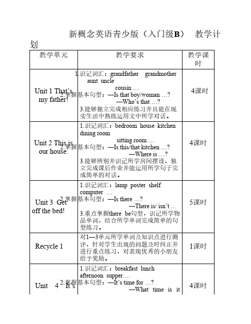 新概念英语青少版(入门级    B)