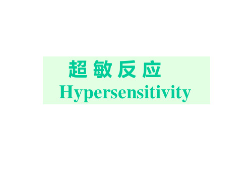 超敏反应