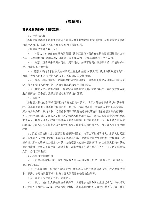 票据法