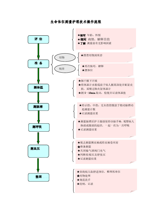 3. 生命体征测量技术操作流程