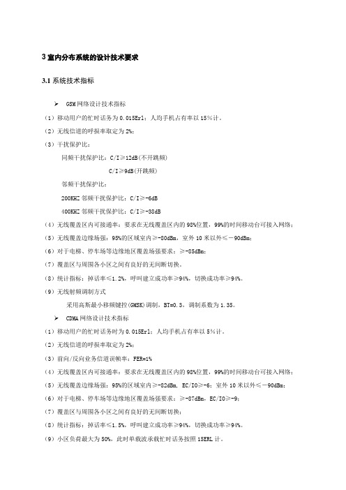 室内分布建设流程