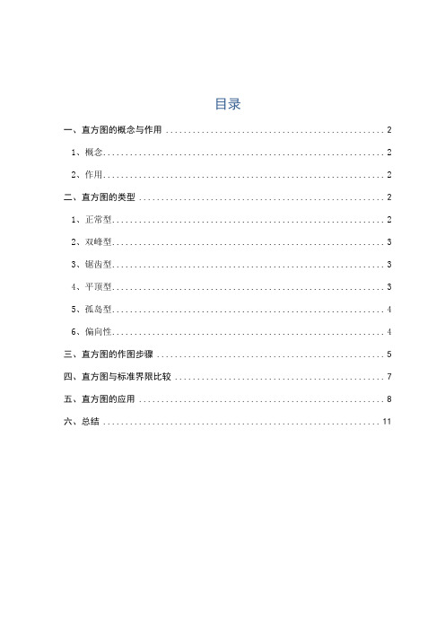 质量管理中直方图及其应用
