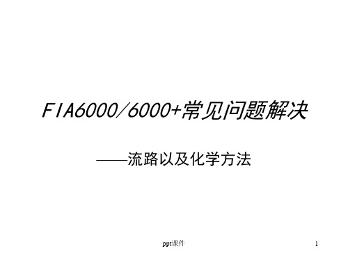 流动注射分析仪常见问题解决方案  ppt课件