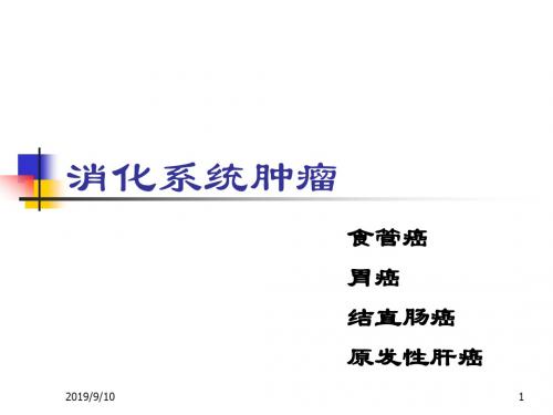 《消化系统肿瘤》PPT课件