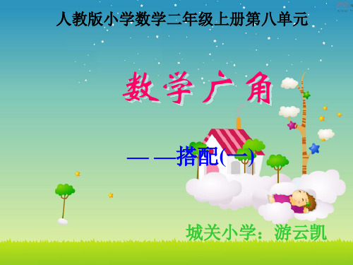 人教版二年级上册数学广角《搭配组合》2(公开课)完整版2资料