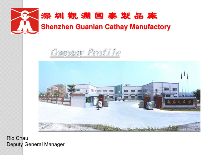 深圳国泰company Presentation(verson 2)