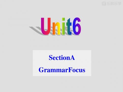 人教版】九年级英语ppt课件Unit6GrammarFocus(共35张PPT)