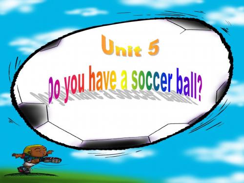 Unit5Doyouhaveasoccerball_SectionA课件1(23页)(人教新目标七年级上)