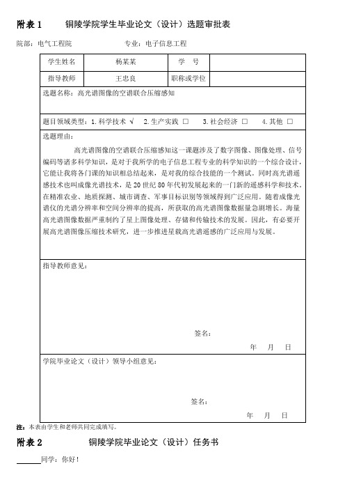 铜陵学院毕业设计