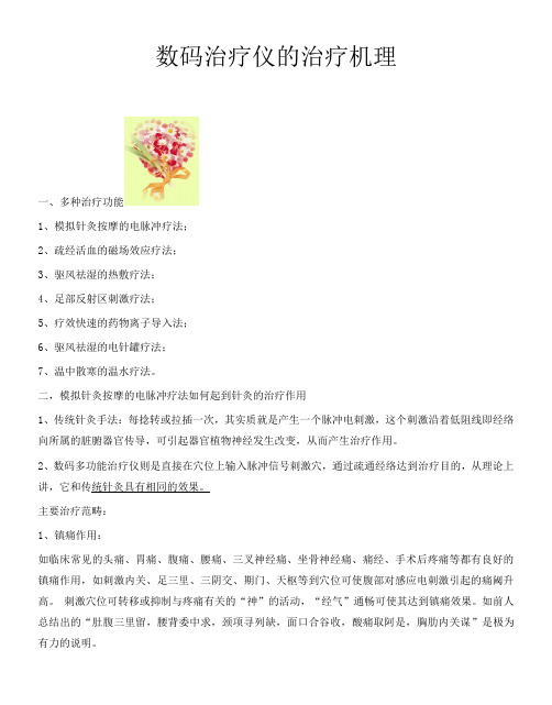 数码治疗仪的治疗机理