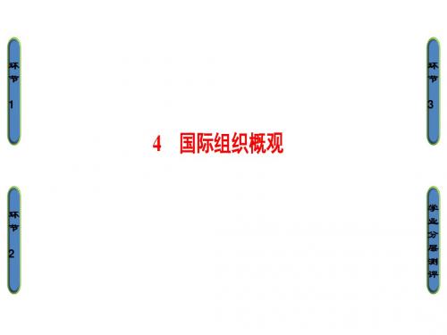 高中政治人教版选修三(课件)专题一 各具特色的国家和国际组织 4