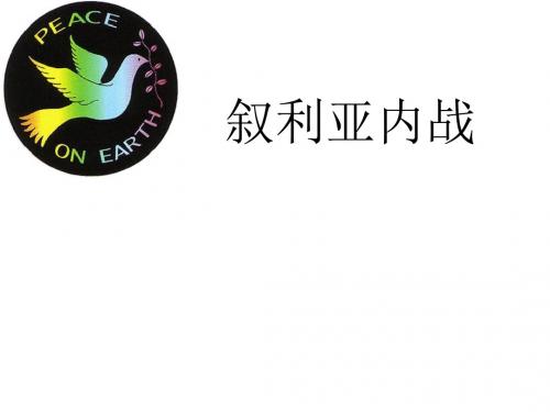 小学生小小老师：叙利亚内战