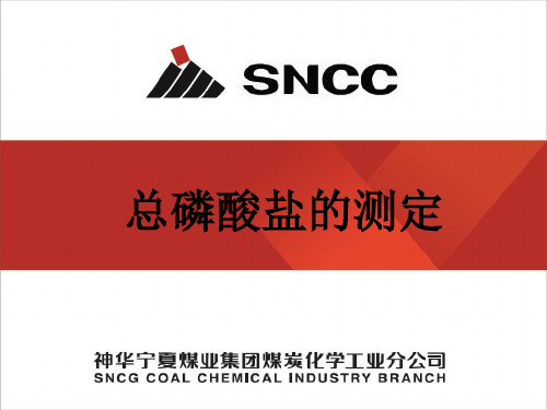 总磷酸盐的测定精品PPT课件