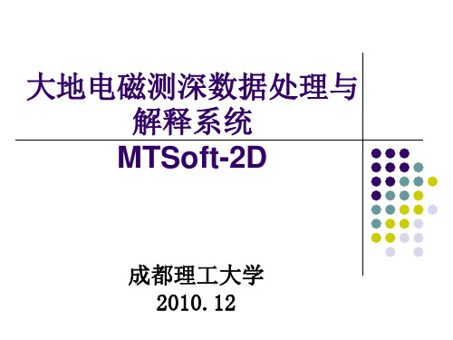 MTSoft-2D正反演软件1