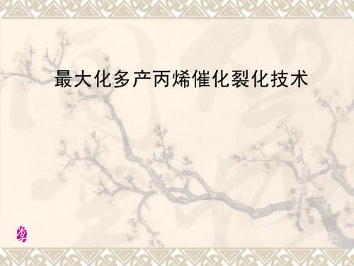 最大化多产丙烯催化裂化技术1