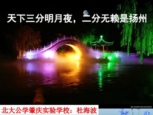 中国古代诗歌散文欣赏《扬州慢 》课件(共43张PPT)