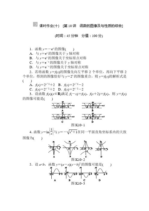 2015届高考理科数学第一轮知识点复习方案测试题9
