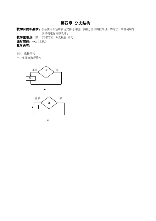 分支结构(精)