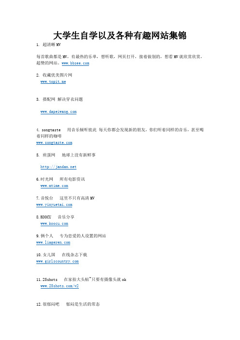 网站合集