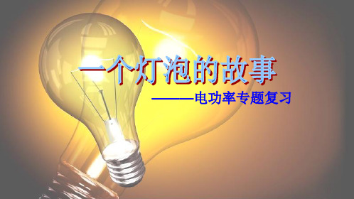 九年级上科学《电能》优秀课件浙教版3