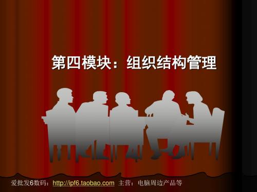 组织结构管理教材(PPT 37张)