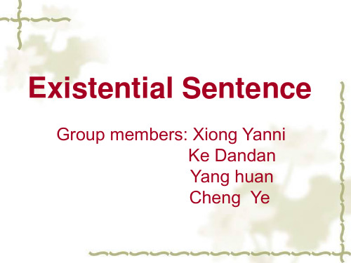 Existential Sentence