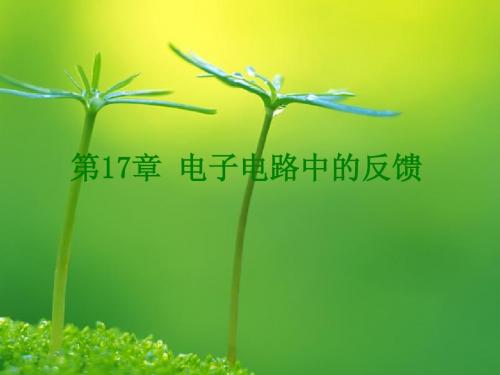 第17章  电子电路中的反馈