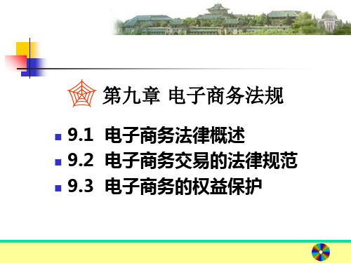 电子商务法律基础PPT课件