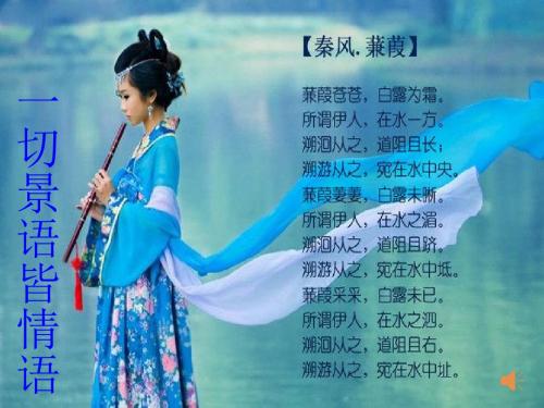 鉴赏古代诗歌的景物形象